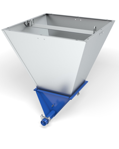 Hopper 115l 1line cpl AM for pipe dia 45